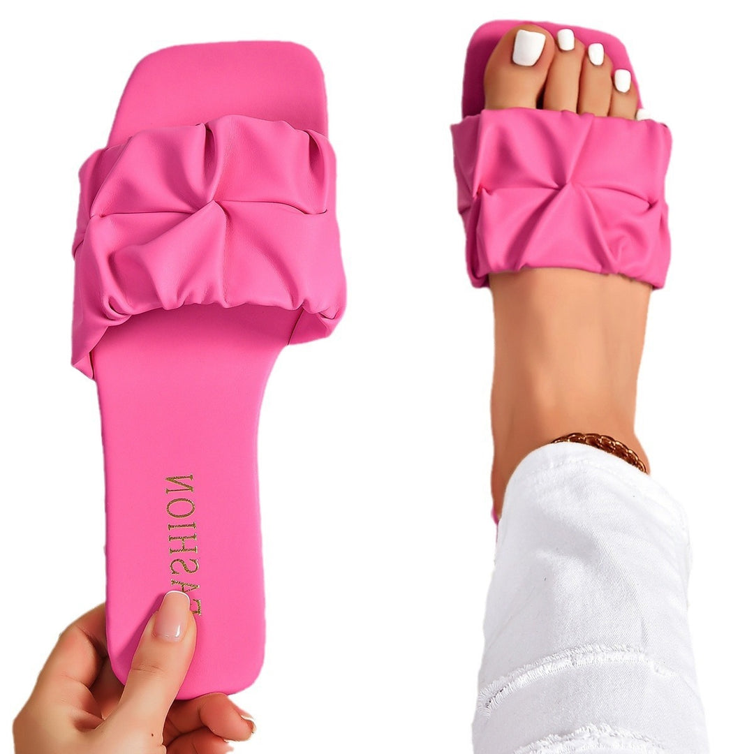 Damen Komfortable Falt-Sandalen mit stylischem Riemen R&B
