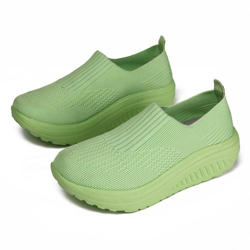 Damen nan Slip-On-Strickschuh mit elastischem Einstieg und viskoelastischer Komfortsohle R&B