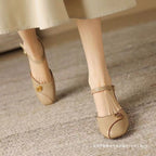 Damen Elegante Sling-Pumps mit komfortablem Fußbett und Schmuckdetail R&B