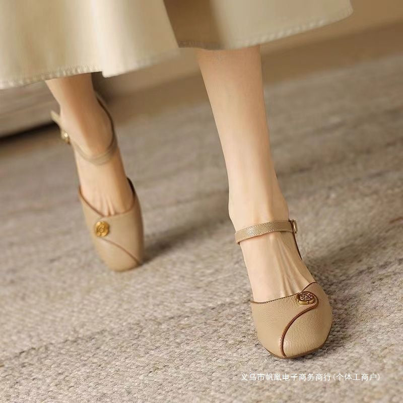 Damen Elegante Sling-Pumps mit komfortablem Fußbett und Schmuckdetail R&B