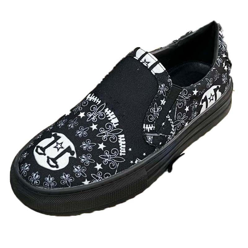 Damen Modische Slip-On Sneakers mit kreativen Druckmotiven von R&B