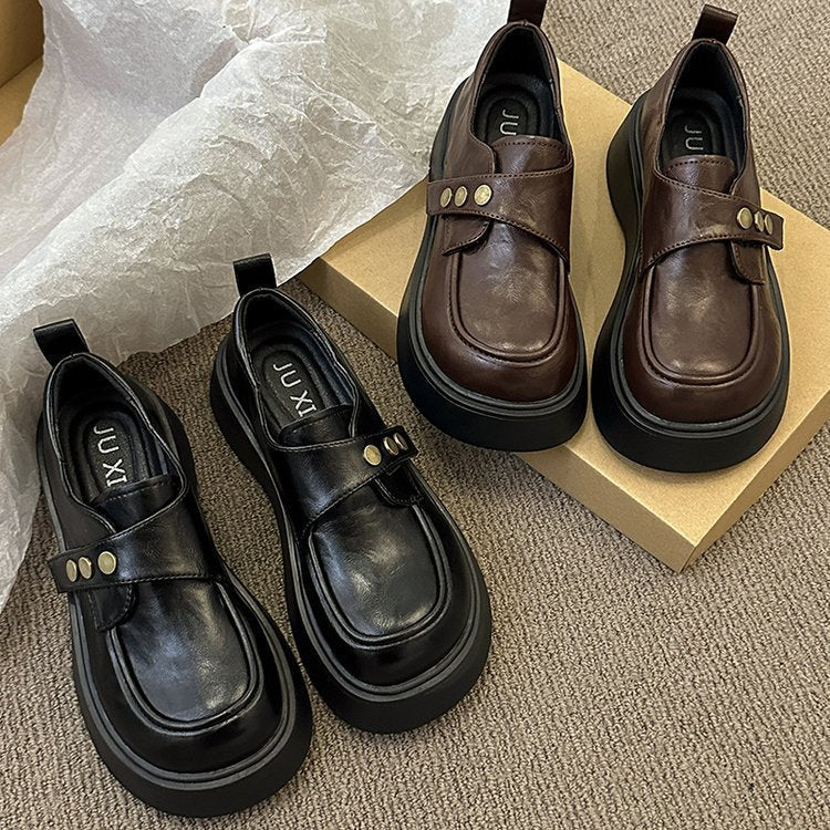Damen modische Slide-On Clogs mit elastischem Riemen und robustem Sohlenprofil R&B