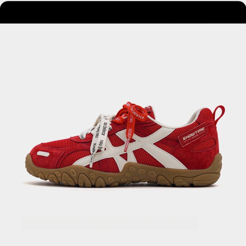 Damen Sportliche Freizeitschuhe mit atmungsaktiver Mesh-Oberfläche und rutschfester Laufsohle R&B