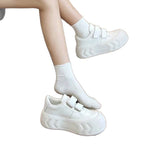 Damen Plattform Sneakers mit praktischen Klettverschlüssen R&B