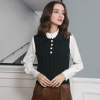 Damen Stricktop mit Kollo