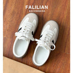 Damen Sportliche Sneakers mit dämpfender Sohle und klassischem Streifendesign
