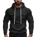 Herren Hoodie mit praktischen Brusttaschen R&B