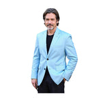 Herren nan taillierter Business-Blazer aus StretchgewR&Be mit Brusttasche und schlanker Silhouette R&B