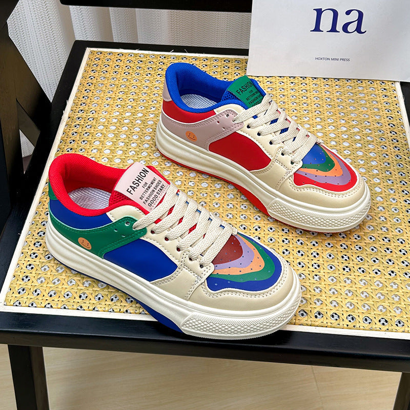 Damen Sportliche Sneakers mit farbenfrohem Design und atmungsaktivem Obermaterial R&B