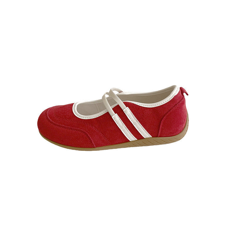 Damen Bequeme Slipper mit elastischen Riemen und modischem Design