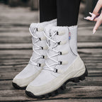 Damen Winterboots mit isolierender Fütterung und rutschfester Sohle R&B