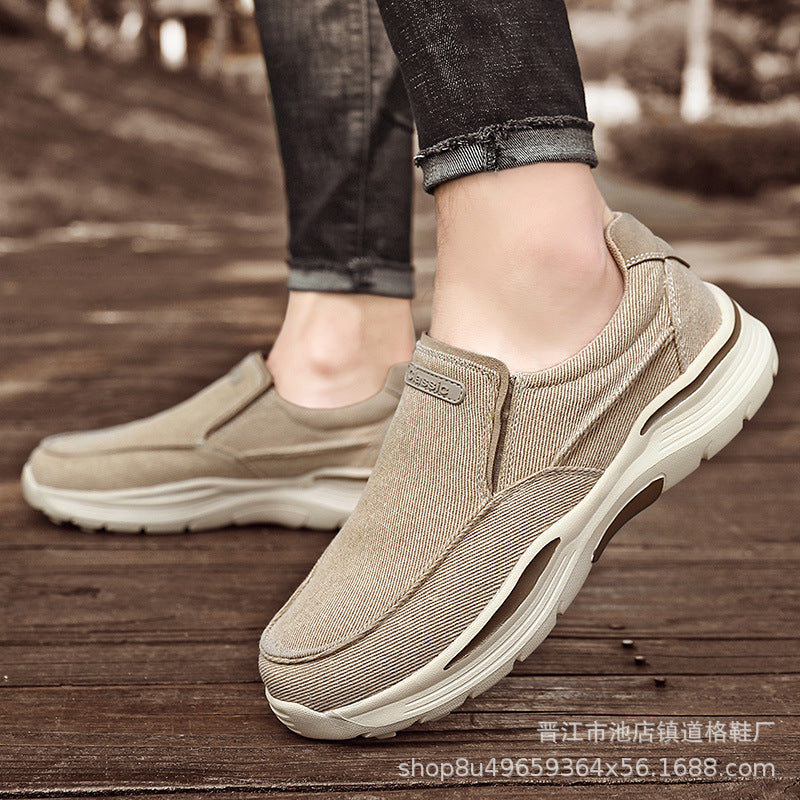 Damen Bequeme Slip-On Sneakers mit elastischem Obermaterial und rutschfester Sohle R&B