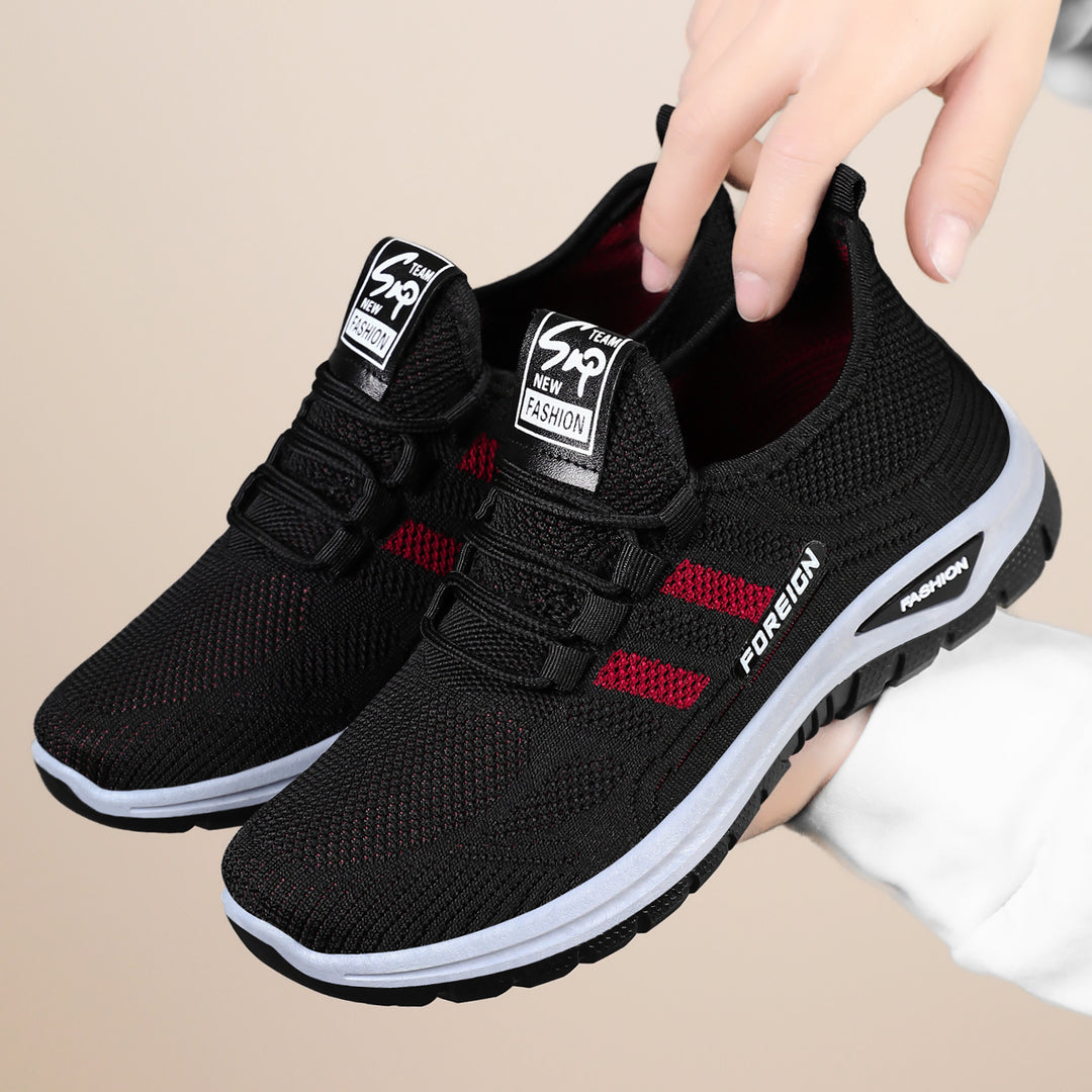 Damen Atmungsaktive Sport-Sneaker mit elastischem Schnürsystem R&B