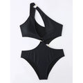 Damen Cut-Out Badeanzug mit modischem Ringdetail und figurformendem Schnitt R&B