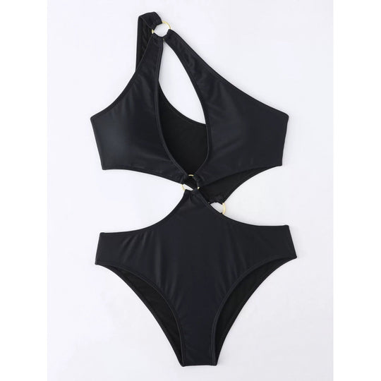 Damen Cut-Out Badeanzug mit modischem Ringdetail und figurformendem Schnitt R&B
