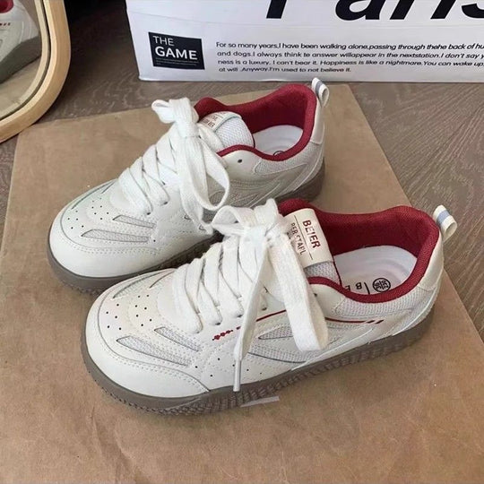 Damen Sportliche Sneakers mit atmungsaktiver Mesh-Oberfläche und stoßdämpfender Sohle R&B