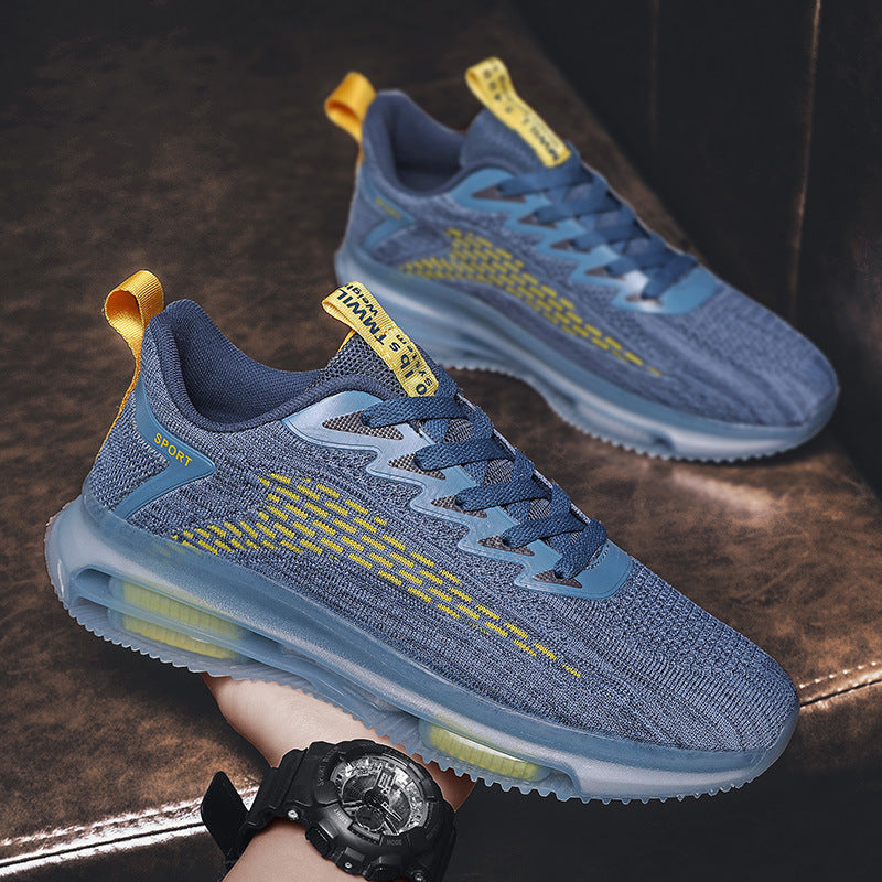 Damen Sportliche Luftpolster Sneakers mit atmungsaktiver Mesh-Oberfläche und dämpfender Sohle R&B