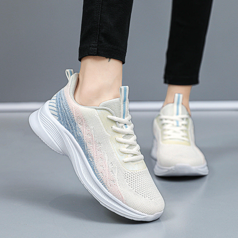 Damen Modische Laufschuhe mit atmungsaktivem Obermaterial und flexibler Dämpfung R&B