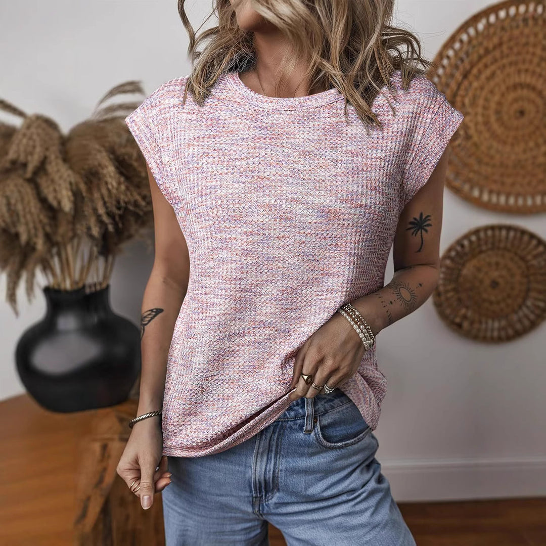 Damen Komfortables Kurzarmshirt mit lässigem Schnitt und atmungsaktivem Gewebe R&B