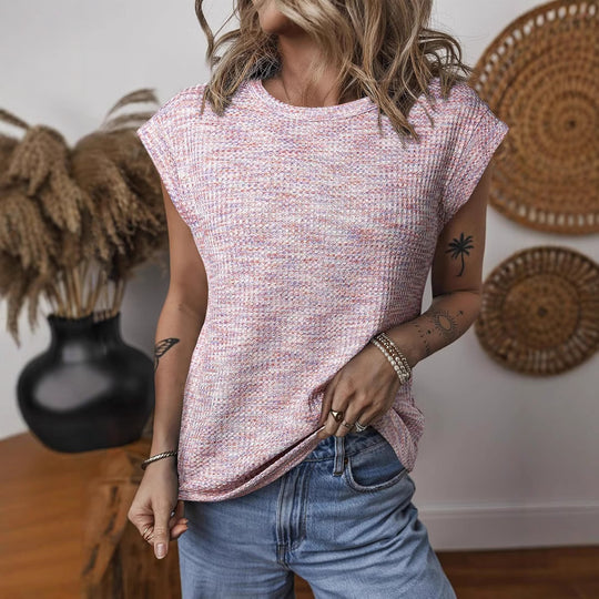 Damen Komfortables Kurzarmshirt mit lässigem Schnitt und atmungsaktivem Gewebe R&B