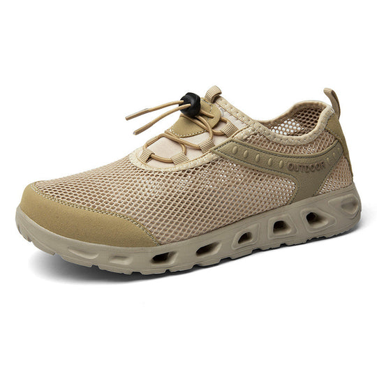 Damen Outdoor-Sneaker mit atmungsaktivem Mesh und rutschfester Sohle R&B
