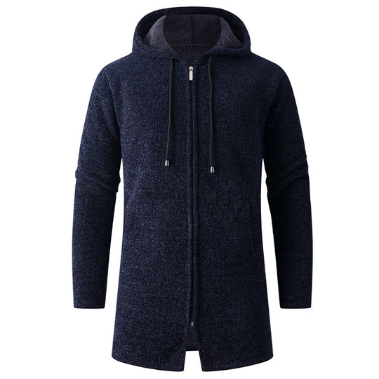 Damen gemütlicher Kapuzenmantel aus schwerem Fleece R&B