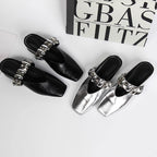 Damen Slingback Ballerinas mit dekorativem Riemendesign R&B