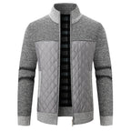 Herren modische Übergangsjacke mit strukturiertem Design und isolierendem Innenfutter