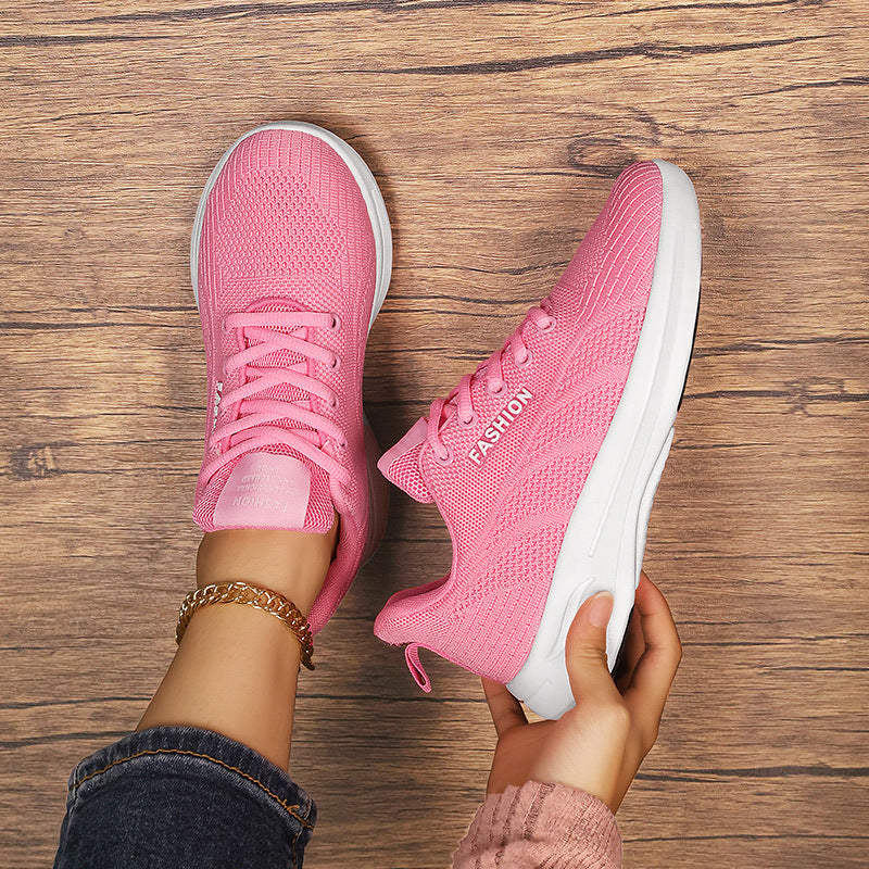 Damen Sportliche Lifestyle Sneakers aus atmungsaktivem Mesh mit dämpfender Sohle