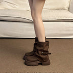 Damen Winterstiefel mit modischem Design und robuster Sohle R&B