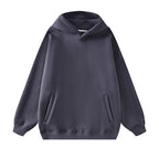Damen lässiger Kapuzenpullover aus weichem Fleece mit praktischem Schnitt