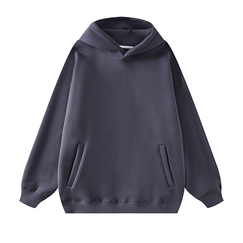 Damen lässiger Kapuzenpullover aus weichem Fleece mit praktischem Schnitt