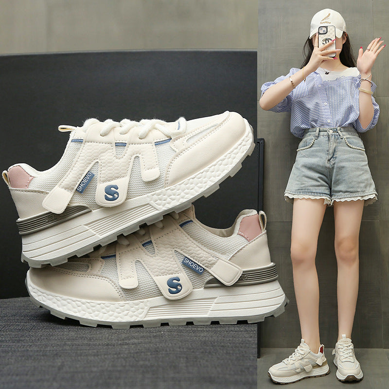 Damen Sportliche Sneakers mit atmungsaktivem Mesh-Obermaterial und komfortabler Dämpfung R&B