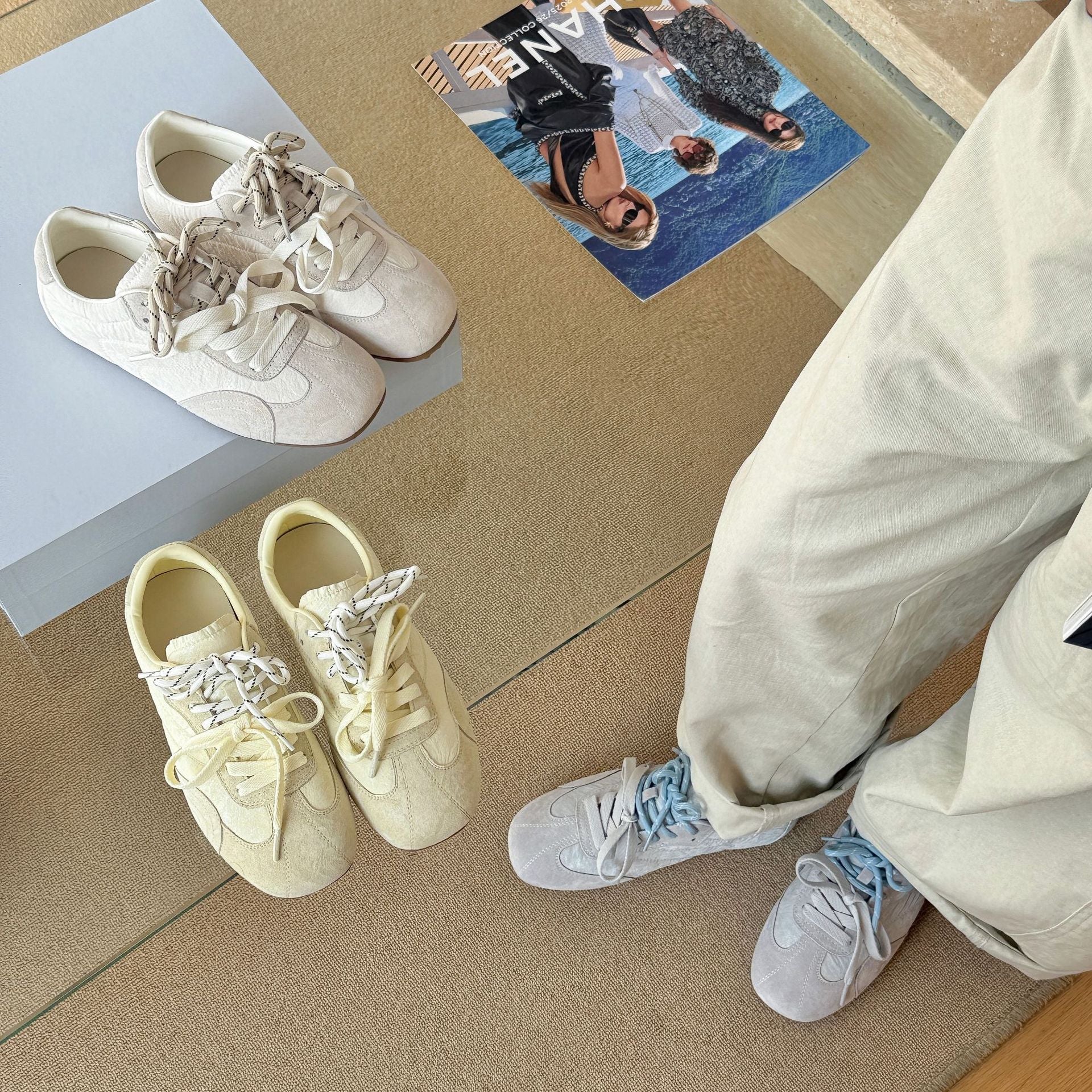 Damen Sneakers mit hochgradig atmungsaktiven Materialien und sportlicher Dämpfungstechnologie