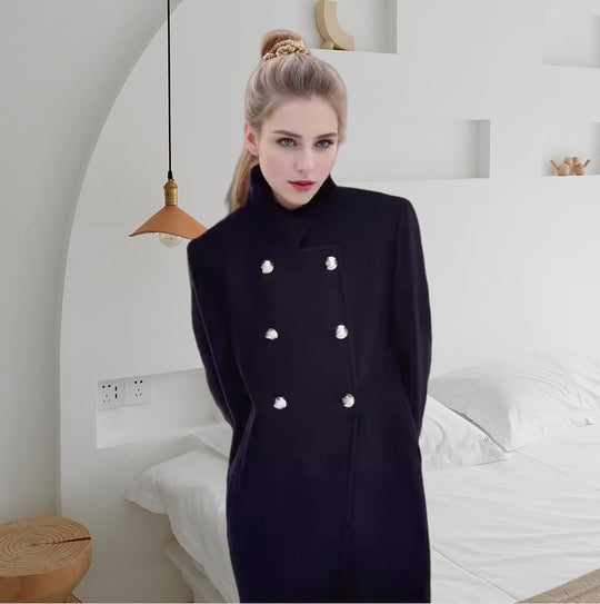 Damen modische Wolljacke R&B