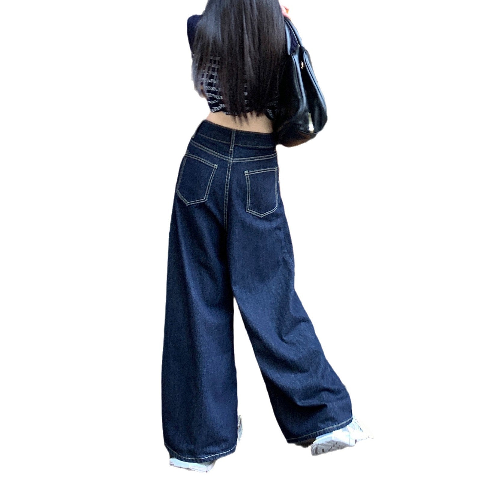 Damen Weite Jeans mit elegantem Schnitt und lässiger Passform R&B