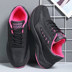 Damen Sportliche Sneakers mit atmungsaktivem Mesh-Obermaterial und rutschfester Sohle