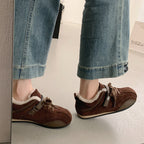 Damen Komfortable Fleece-Sneaker mit verstellbarem Riemen und kuscheligem Innenfutter R&B