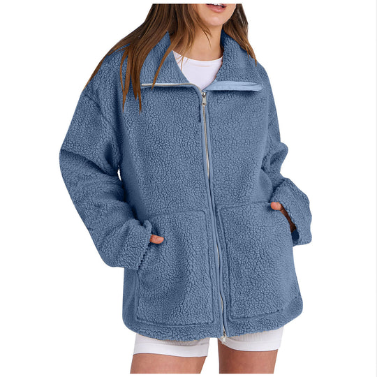 Damen Gemütlicher Fleece-Hoodie R&B