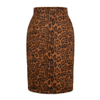 Damen Bleistiftrock mit Leoparddruck R&B