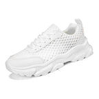 Damen Sportliche Mesh-Sneaker mit dämpfender Sohle