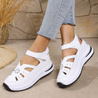 Damen orthopädische Sandalen mit verstellbarem Riemen und atmungsaktivem Obermaterial R&B