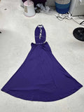 Damen Maxikleid mit tiefem V-Ausschnitt und elegantem Rückendetail R&B