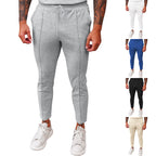Damen bequeme Stretch-Jogginghose mit hohem Bund und Kordelzug R&B