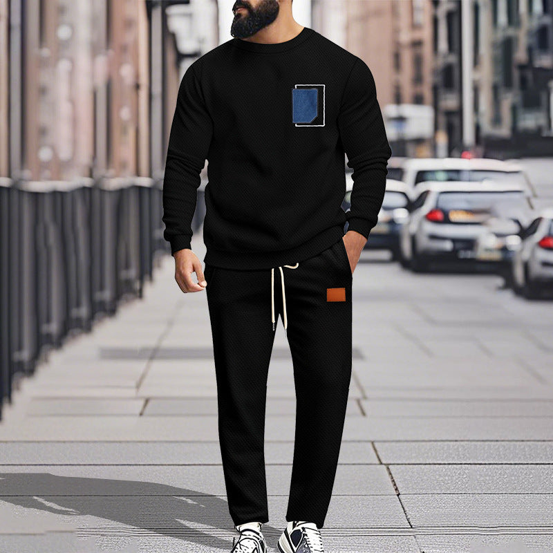 Herren Bequemer Freizeitanzug mit modischem Design und praktischen Taschen R&B