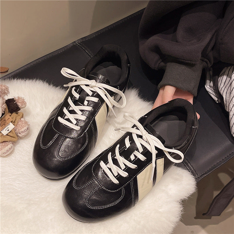 Damen Sportliche Sneaker aus hochwertigem Leder mit ergonomischer Sohle R&B