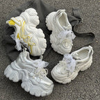 Damen Sportliche Chunky Sneakers mit reflektierenden Elementen
