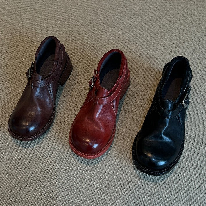 Damen Mokassins mit verstellbarem Riemen und bequemer Innensohle R&B