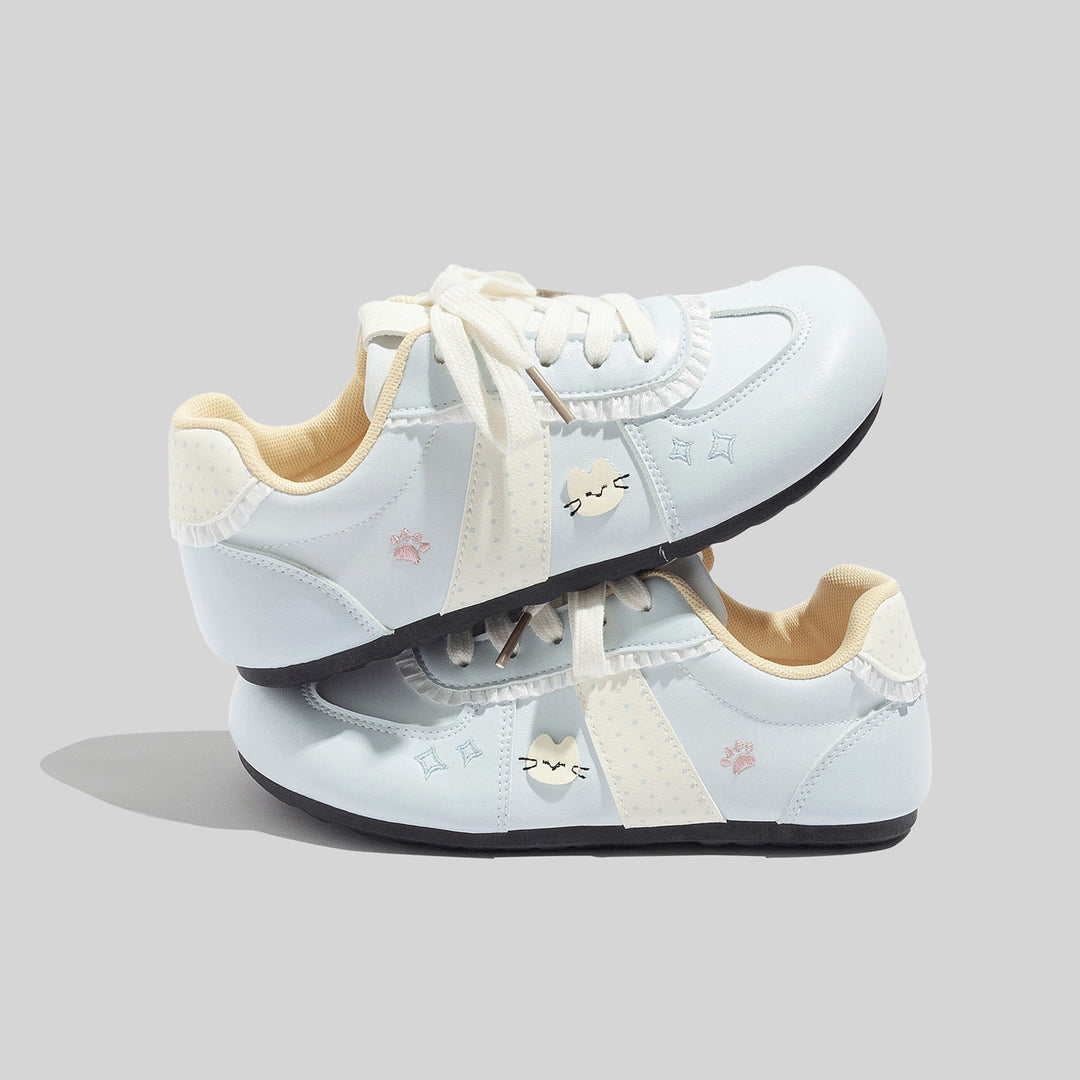 Damen Sportliche Sneaker mit einzigartigen Tiermotiv und gepolsterter Einlegesohle R&B