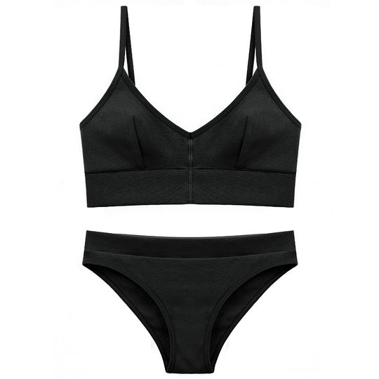 Damen Bikini-Set mit elegantem V-Ausschnitt und verstellbaren Trägern R&B
